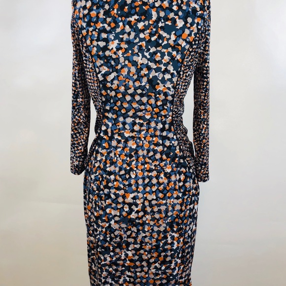 BCBGMAXAZRIA, Francine, Sz S, Navy/Multi Dress - Picture 4 of 8